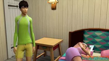 play ジョギングから帰宅した息子が母親とセックスする
