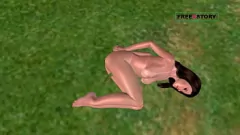 Oynat 3D Anime Porno: Sevimli Kız Salatalık Mastürbasyon Oturumu